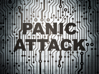 Healthcare concept: circuit board with Panic Attack