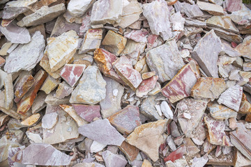 A big heap of sandstones