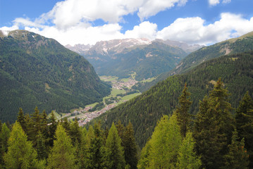 Fototapeta premium Alpen Gebirgslandschaft