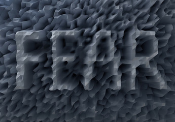 Obraz premium 3D text background