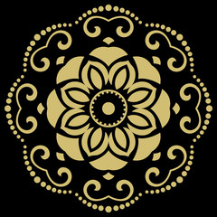 Elegant Vector Ornament in the Style of Barogue