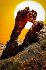 Volcanic Formation Natural Arch