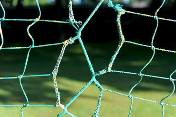 Netz geflickt