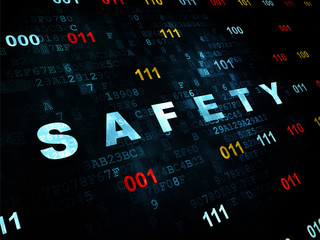 Privacy concept: Safety on Digital background