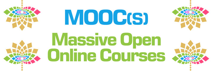 MOOCs Colorful Floral Horizontal 