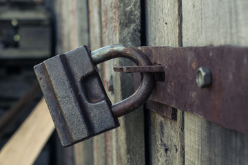 Old padlock
