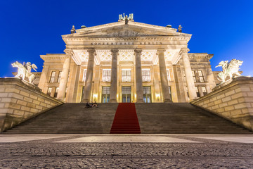 Obraz premium Concert hall berlin at Gendarmenmarkt at night