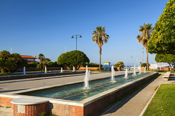 Fototapeta premium forte dei marmi fountain