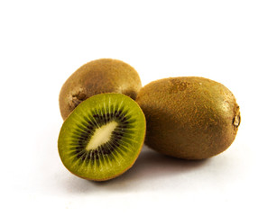 Obraz premium Kiwi green fruit of isolated