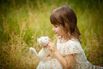 Little girl in the Park