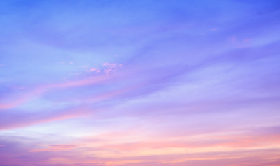 Naklejka na ściany i meble World environment day concept: Sky autumn sunset background