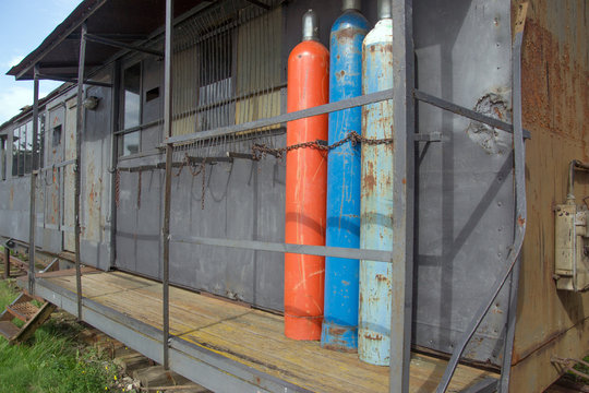 Alte Gasflaschen