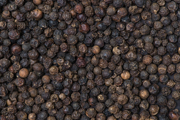 Black peppercorn background