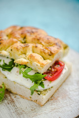 fresh vegeterian brunch