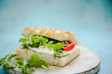 sandwich with rucola
