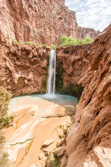 Mooney Falls, Havasupai, Grand Canyon, Arizona, USA