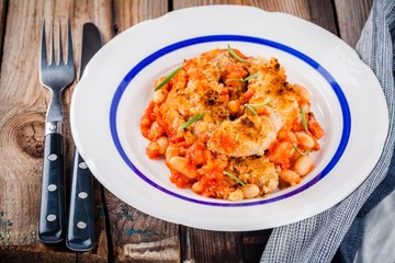Cassoulet with sausages and beans
