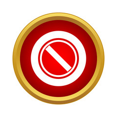 Fototapeta premium Yes, check mark icon in simple style on a white background