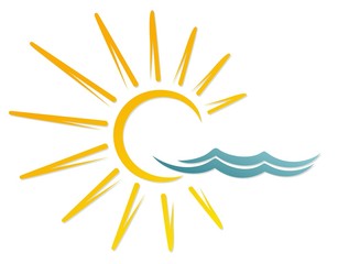 Logo sun and sea.