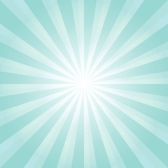 Abstract background. Light Green rays background. Vector