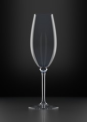 Empty Champagne Glass