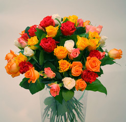 A bouquet of roses