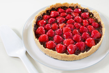 Chocolate Strawberry Tart