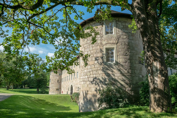 Fototapeta na wymiar Burgschloss und alte Festung in Schorndorf