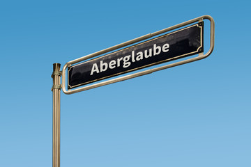 Schild 64 - Aberglaube