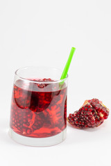 Pomegranate fruit and juice for healthy summer refreshment