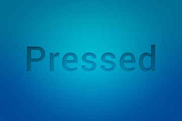 Pressed Headline Sign