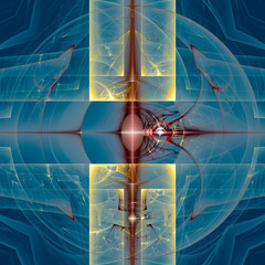 Abstrakt dekorativer Hintergrund © D.Steindorfer 