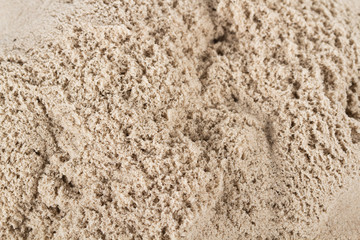 Kinetic Sand Heap For Children Indoor Table Game And Creativity Close-up