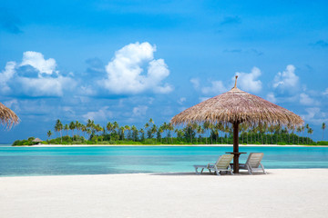Fototapeta premium tropical beach in Maldives