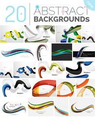 Pack of vector abstract backgrounds