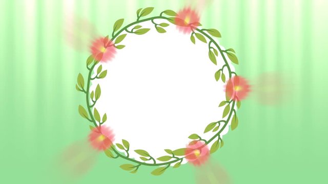floral decoration design, Video Animation HD1080