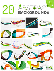 Pack of vector abstract backgrounds
