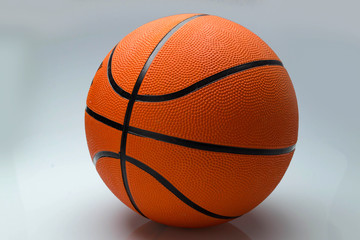 basketball ball on a light background