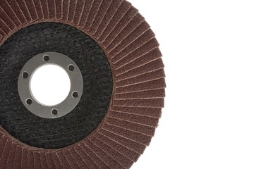 red color flap abrasive disc