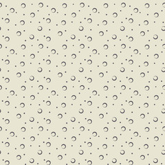 Polka dot beige seamless pattern