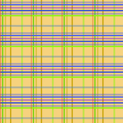 Tartan yellow seamless pattern