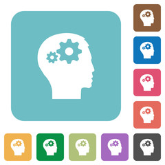 Flat user settings icons