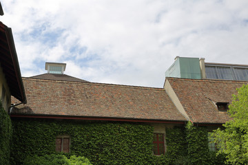 Exquisite architecture of the beautiful Swiss city of Schaffhausen