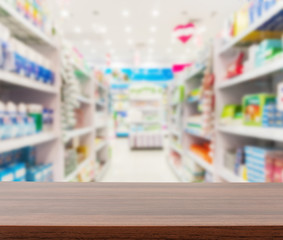 Shelves phamacy store