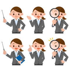 OL女子のセット