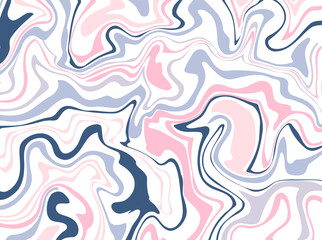 Fototapeta premium Vector ink marble style texture. Hand drawn marbling effect.