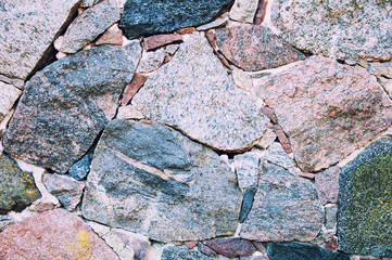 Wall made of stones