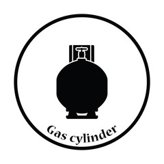 Gas cylinder icon