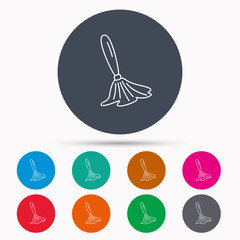 Brush icon. Paintbrush tool sign.