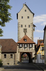 Fototapeta na wymiar Unteres Tor in Mainbernheim